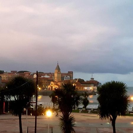Apartamento La Escalerona Con Vistas Al Mar Apartman Gijón Kültér fotó
